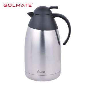 <span class=keywords><strong>Carafe</strong></span> isotherme Golmate 1.0L 1.5L 2.0L, pot à café isolé 24h, double paroi en acier inoxydable avec intérieur cuivré pour le bureau - Product Image 2