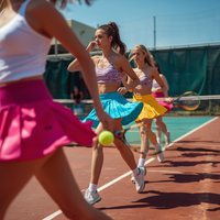 Jupe de tennis pour femmes, jupe-short de sport athlétique, extensible, respirante, vêtements de sport, personnalisation OEM ODM, matière Spandex/Polyester