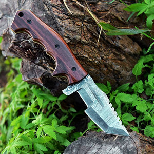 Cuchillo Plegable de Acero Inoxidable Forjado a Mano con Mango de Madera para Camping y Camioneros, con Opciones Personalizables OEM - Product Image 4