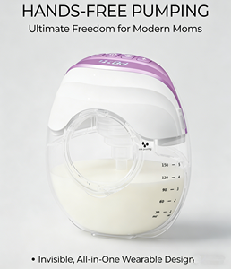 CITICITY เครื่องปั๊มนมแบบสวมใส่ได้สองด้าน ปราศจากสาร BPA ใช้ไฟฟ้า แบบแฮนด์ฟรี ไร้สาย พกพาสะดวก ไม่เจ็บ พร้อมระบบนวด สำหรับให้นมลูก - Product Image 5