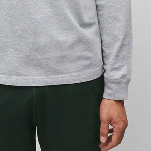 Camisetas de Hombre, Estilo Hip Hop, Oversize, 100% Algodón, Manga Larga, Cuello Redondo, Transpirables, Ecológicas, Personalizables, Precio al por Mayor, 2026 - Product Image 4