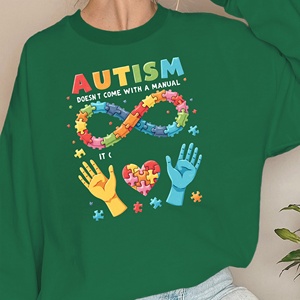 El AUTISMO NO VENDE CON UN MANUAL sudaderas de mujer - Product Image 1