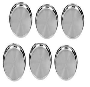 Assiette à dîner en acier inoxydable de qualité supérieure, durable, résistante à la rouille, finition miroir pour les repas quotidiens - Product Image 3