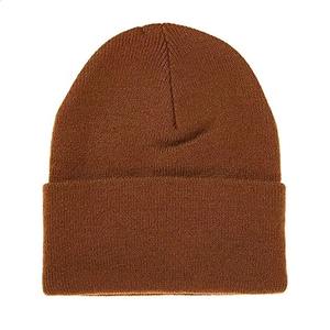Bonnets en acrylique unisexe personnalisés OEM, sans motif, avec logo personnalisé, bonnets d'hiver pour hommes, bonnets jacquard à revers pour le sport. - Product Image 6
