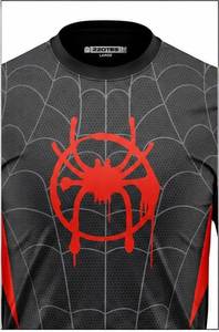 Chemise Spider-Man pour homme, motif toile noire et rouge, impression par sublimation, séchage rapide, manches longues, taille adulte, grande taille, automne, hiver, toutes saisons - Product Image 3