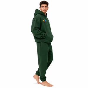Combinaison en polaire surdimensionnée pour homme, confectionnée en tissu polaire doux, coupe ample et décontractée, toucher doux et chaleur confortable pour les voyages hivernaux et les occasions décontractées. - Product Image 2