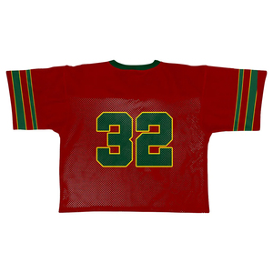 American Football Sports Jersey High Performance Quick Dry Team Wear Retro Mesh American Football Jersey - Product Image 2