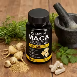 Premium Maca Root Capsules for Men & Women | Natural Energy Booster Herbal Supplement for Stamina, Hormonal Balance & Gut Health - Product Image 1