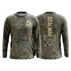 Chemise de chasse à manches longues pour homme Stalwart Impex, camouflage, respirante, imperméable, mélange de coton, vêtements d'extérieur, saison d'automne - Product Image 4