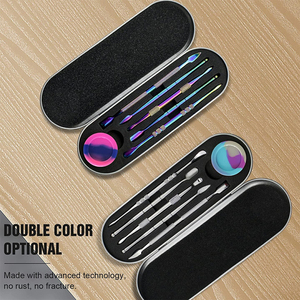 Kit d'instruments dentaires chirurgicaux professionnels en acier inoxydable pour usage dentaire, outils de sculpture de cire personnalisables à alimentation manuelle - Product Image 6