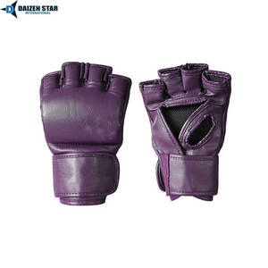 Guantes de MMA DAIZEN STAR INTERNATIONAL, de Cuero, con Cierre de Gancho y Bucle, Agarres para Manos para Uso Adulto en MMA, Boxeo y Lucha - Product Image 2
