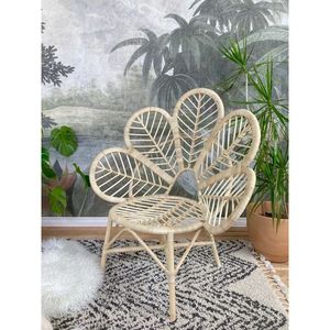 Chaise paresseuse en osier tissée à la main Sièges en rotin écologiques pour le salon et le patio - Product Image 2