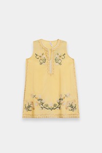 Women Embroidered Kurta Palazzo Pants Set Indian Pakistani Traditional Casual Wear Ankle-Length Loose Fit Cotton Clothing - Product Image 4