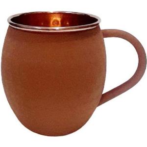 Polish Copper Beer Tankard Eco Friendly Food Grade BPA Free Copper Moscow Mule <b>Mug</b> With Brass Handle Customizable Designs - Product Image 2