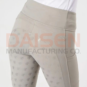 Leggings d'équitation pour femmes avec grip en silicone, pantalon d'équitation extensible taille haute, respirant, vêtements de sport performants, design ajusté - Product Image 6
