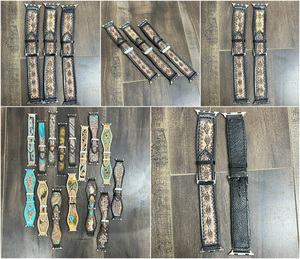 New Arrival 2025 Quick Release <b>Tooled</b> Genuine <b>Leather</b> New Design Watch Band for Men & Women Luxury Watch Strap with Metal Clasp - Product Image 3