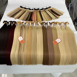 Haute qualité 100% vietnamien Remy Extensions de cheveux humains blond clair pointe plate droite 30 pouces longueur étirée excellente - Product Image 2
