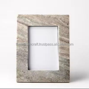 Foto de mármol de calidad superior con marco terminado con forro de latón de Artisan Craft - Product Image 4