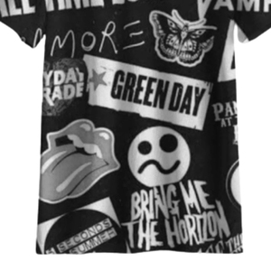 T-shirt Unisexe Personnalisé avec Logo Rock, Imprimé par Sublimation, Style Streetwear, Mode Décontractée d'Été, Qualité Supérieure, Fabrication OEM - Product Image 4