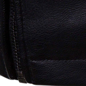 Solid Color <b>Men</b> <b>Leather</b> <b>Jacket</b> Custom Design <b>Leather</b> <b>Jacket</b> Casual Wear <b>Leather</b> <b>Jacket</b> For <b>Men</b> - Product Image 5