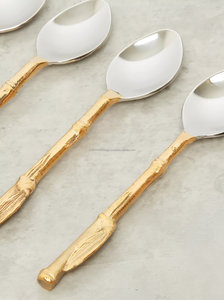 Juego de cucharas de postre de 6 piezas con nuevo diseño elegante y venta al por mayor - Product Image 2