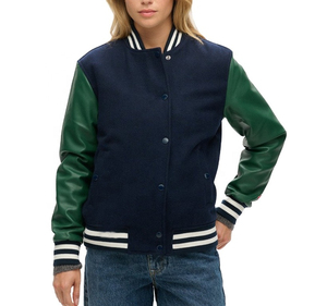 Hot <b>Sale</b> New Arrived Embroidery Logo High-Quality Streetwear <b>for</b> Casual Sports Fashion Women's Varsity Jackets - Product Image 2