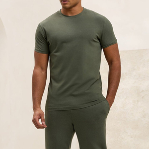 T-shirts pour hommes en jersey 100% coton, manches courtes, coupe classique, écologiques, 220 g/m², vêtements personnalisés - Product Image 1