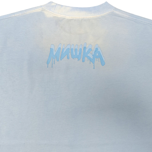 เสื้อยืดพิมพ์ลายทรงหลวมสไตล์ยูนิเซ็กส์ ล้างสีแบบแอซิด ดีไซน์เรียบง่าย แขนสั้น สำหรับผู้ชาย - Product Image 3