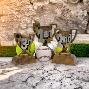Trofeo Copa de Oro para Ganadores, Acabado Metálico Premium, Premio para Eventos Deportivos, Escolares y Corporativos - Product Image 6