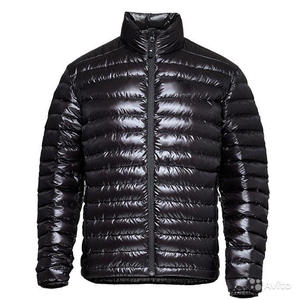 Veste d'hiver noire à capuche en duvet de canard pour homme avec col en fourrure, imperméable et respirante - Product Image 2