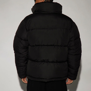 Nouvelle arrivée : Doudoune unisexe personnalisée de haute qualité, style décontracté, brillante, à col montant et à capuche, vente en gros - Product Image 5