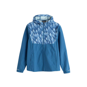 Wholesale Men's Sports Windbreaker with Full <b>Zip</b> <b>Hood</b> and Functional Pockets - Product Image 2