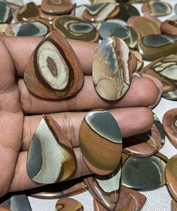 Radha Arts - Lote al por Mayor de Cabujones de Jaspe Policromado Natural de 25-40 mm, Piedras Preciosas Sueltas para la Fabricación de Joyas, Colgantes, Anillos y Pendientes - Product Image 5