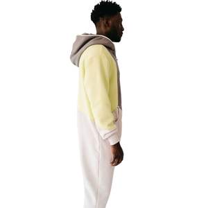 Combinaison de nuit pour homme en polaire respirante de haute qualité, avec logo personnalisé sur le devant, vente en gros - Product Image 4