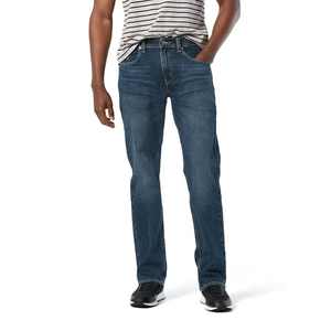 Export Quality Apparel Stock Men's Slim Fit Cotton <b>Spandex</b> Sky Blue Color Denim Jeans <b>Pant</b> Fashion Design Direct - Product Image 1