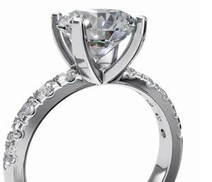 Anillo de Diamantes Cultivados en Laboratorio Endless Brilliance Pave en Oro de 9kt, 14kt y 18kt con Banda de Once Diamantes Multicorte de 0.78 Quilates para Mujer - Product Image 3