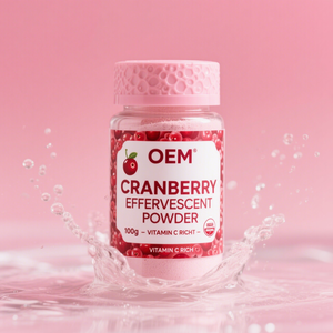 OEM kızılcık efervesan tozu organik kızılcık tozu özel etiket için özelleştirilmiş - Product Image 4