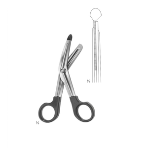 Tijeras para Vendajes Lister de 145 mm, Tijeras de Acero Inoxidable de Grado Médico para Cortar Vendajes y Tela - Product Image 1