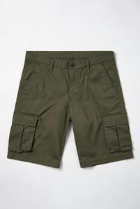 Mens <b>Tactical</b> Cargo <b>Shorts</b> with Multiple Pockets Durable Ripstop Fabric Quick Dry Summer Outdoor Adventure Wear in Khaki - Product Image 2