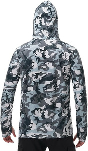 Camisa de Pesca para Hombre UPF 50, Estampada, Manga Larga, Transpirable, Spandex/Poliéster 180g - Product Image 2