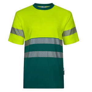 Custom High Visibility Reflective <b>Shirts</b> Bulk Breathable <b>Bird</b> Eye Mesh Safety Work Wear Construction Hi Vis Men Clothing - Product Image 4