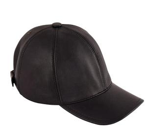Blank Faux Leather <b>Hats</b> Ready for Custom Printing Wholesale Low MOQ Custom Leather Baseball <b>Cap</b> with 3D Embroidery - Product Image 6