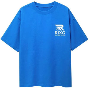 T-shirt Homme Coupe Classique 100% Coton Tricoté Écologique Respirant Anti-plis avec Logo Avant – Confort Quotidien - Product Image 1