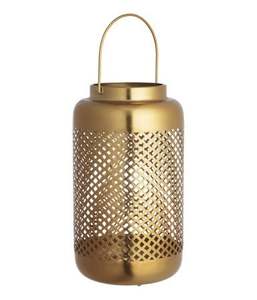 Linterna festiva de latón, perfecta para Diwali, Eid, Navidad y celebraciones, con un aspecto decorativo tradicional. - Product Image 1