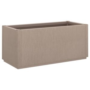 Jardinières et pots de fleurs en polypropylène brun clair, légers et de taille moyenne - Product Image 2