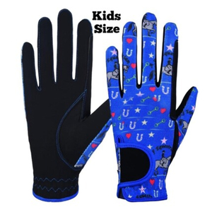 Gants d'équitation en cuir noir de qualité supérieure pour hommes, femmes et enfants, vente en gros - Product Image 4