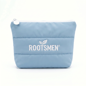 Quilted Polyester Fashion Zipper Closure Cosmetic Bag Clutch Flat-mouthed Customizable with Logo - Product Image 2