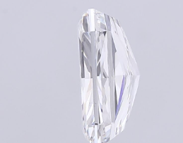 Diamant de laboratoire Ilois 5.02 CT, taille radiant rectangulaire à coins coupés, couleur E, clarté VS1, type CVD IIa, certifié IGI, modèle - Product Image 3