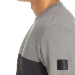 Sweat-shirt d'hiver léger pour homme, 100% coton, uni, écologique, col rond, style épaules tombantes, tenue décontractée - Product Image 6