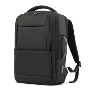 Minimalist Nylon Laptop <b>Backpack</b> with USB Port 20-39L Unisex Shoulder Straps Soft Handle Zipper Closure - Product Image 3